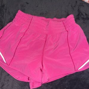 Sonic pink lululemon shorts!